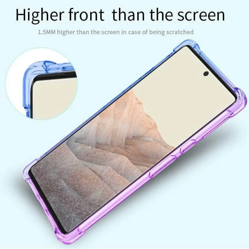 Shockproof Air-Bag Gradient Silicone Pixel 8 Case