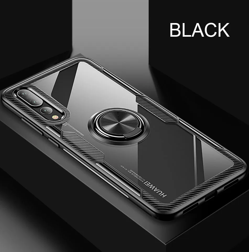 Shockproof Soft Phone Case With Ring