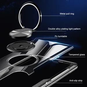 Shockproof Soft Phone Case With Ring