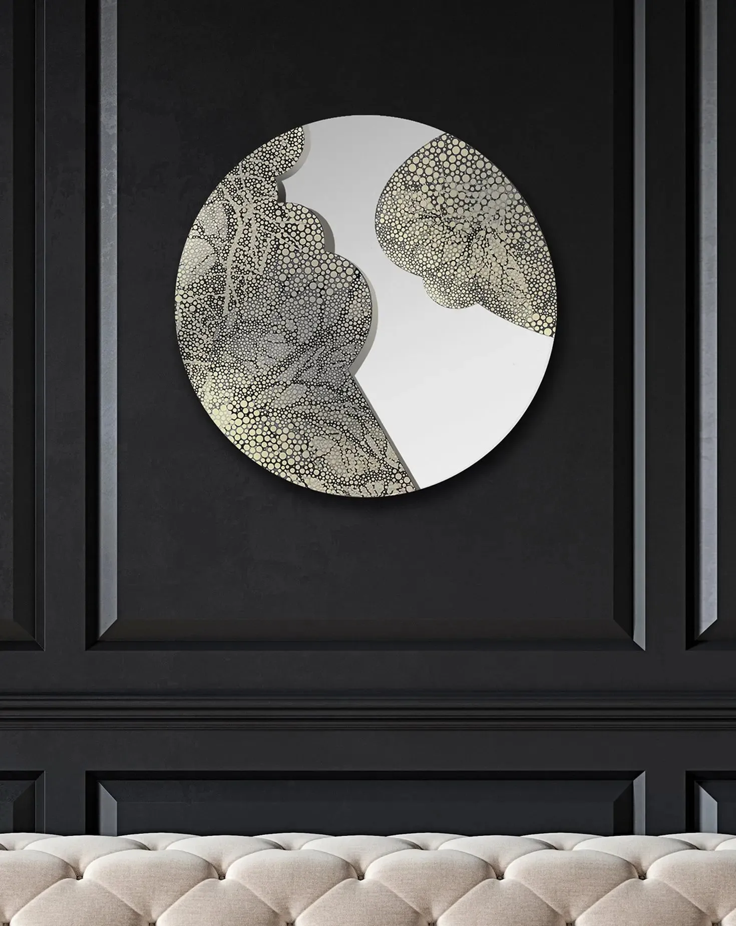 Silhouette Silver Mirror
