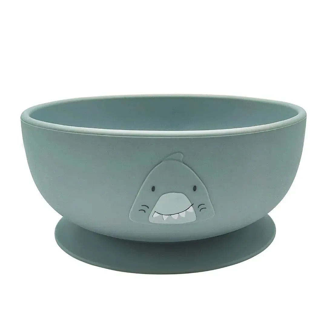 Silicone bowl with suction - Mr. Shark