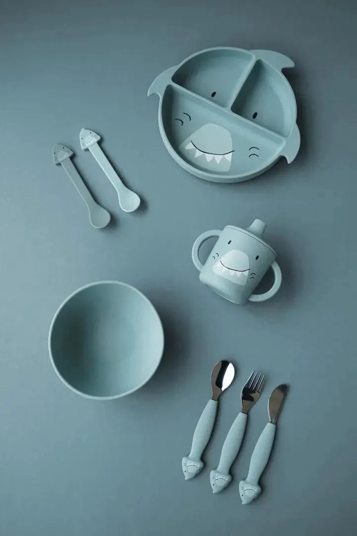 Silicone bowl with suction - Mr. Shark