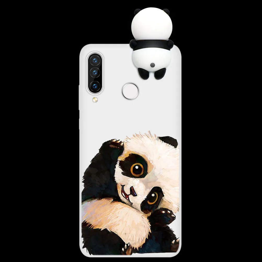 Silicone Cover For Huawei P40 P30 P20 Lite Pro Y9 Y7 Y6 P Smart 2019 Z Plus Cartoon Doll Soft Case Fundas For Huawei Honor 8X 9X