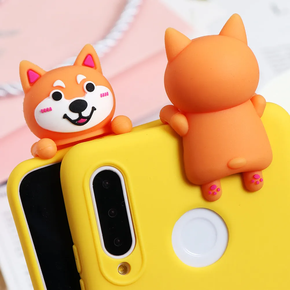 Silicone Cover For Huawei P40 P30 P20 Lite Pro Y9 Y7 Y6 P Smart 2019 Z Plus Cartoon Doll Soft Case Fundas For Huawei Honor 8X 9X