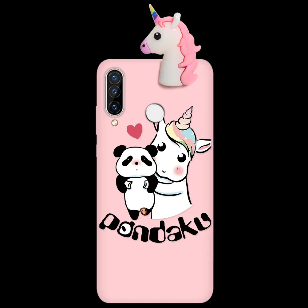 Silicone Cover For Huawei P40 P30 P20 Lite Pro Y9 Y7 Y6 P Smart 2019 Z Plus Cartoon Doll Soft Case Fundas For Huawei Honor 8X 9X