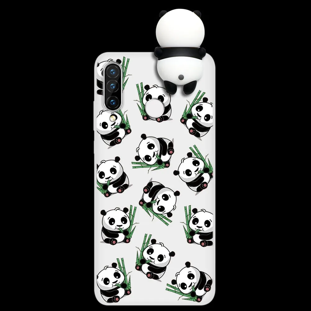 Silicone Cover For Huawei P40 P30 P20 Lite Pro Y9 Y7 Y6 P Smart 2019 Z Plus Cartoon Doll Soft Case Fundas For Huawei Honor 8X 9X