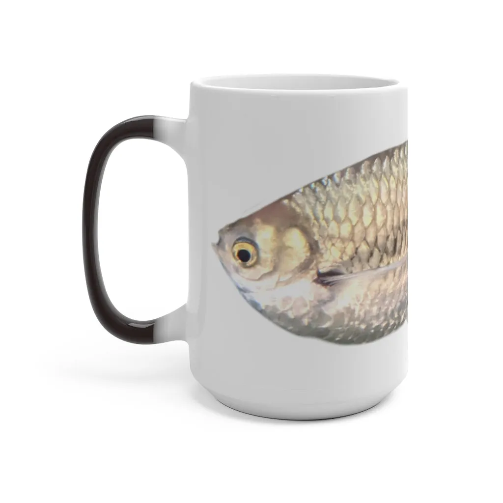 Silver Fish Color Changing Mug