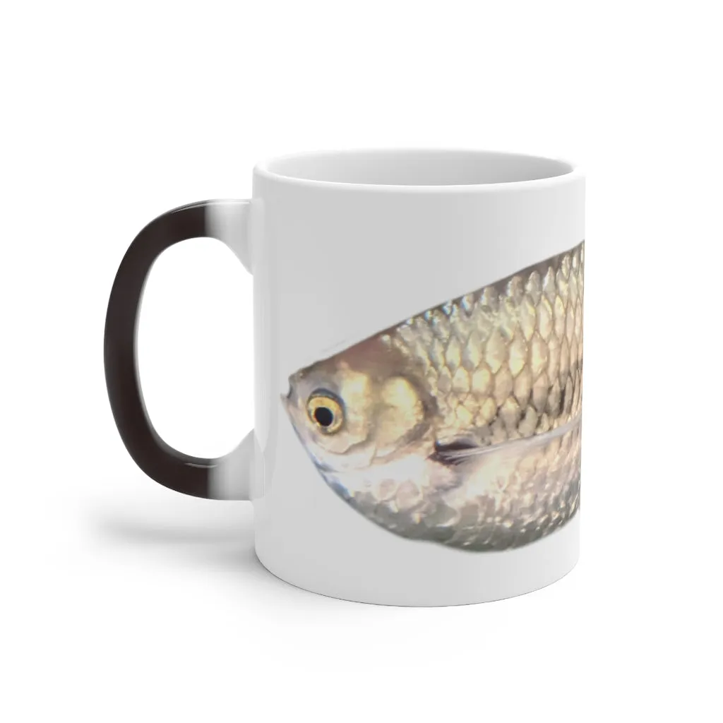 Silver Fish Color Changing Mug