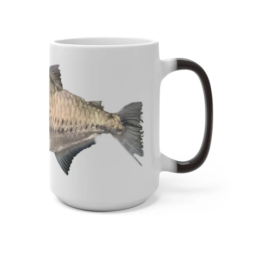 Silver Fish Color Changing Mug