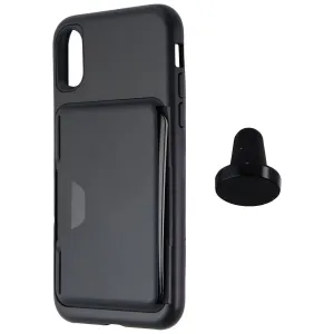 Skech Cache Series Compact Wallet Case for iPhone Xs Max - Black