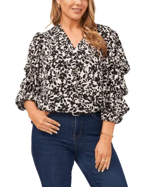 Skylar Flutter Sleeve Tunic | 103-NEW IVORY