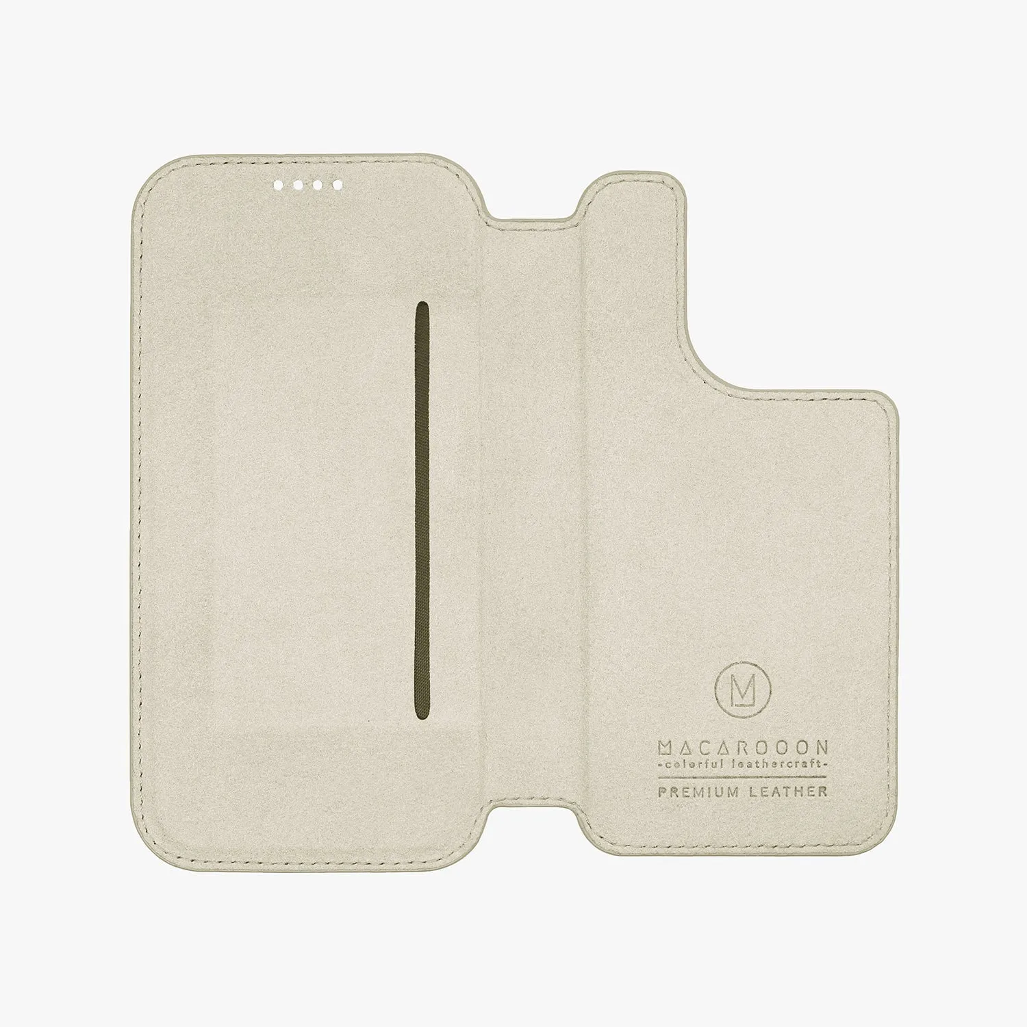 Sleek iPhone 16 MagSafe Leather Flip Cover with Clear Case