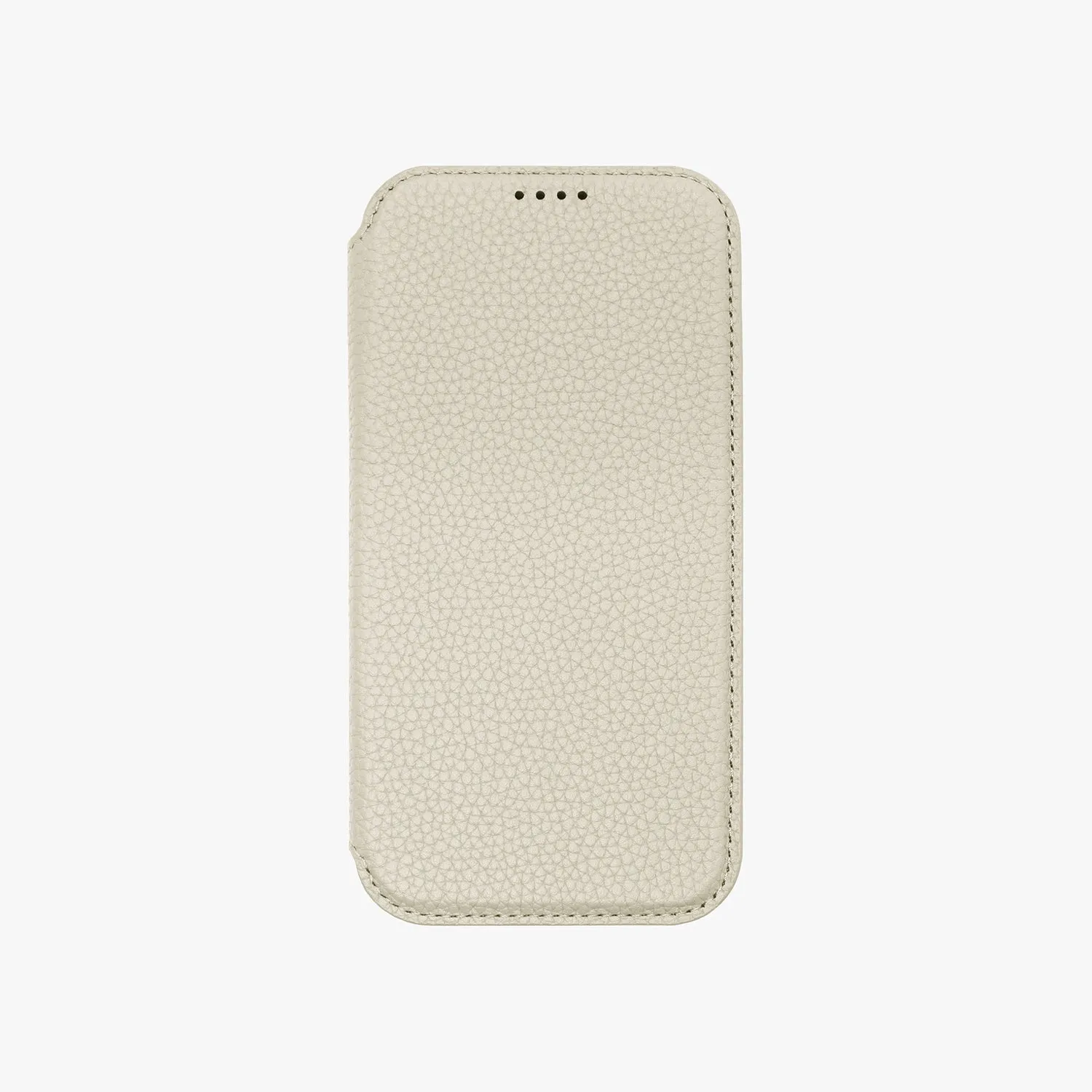 Sleek iPhone 16 MagSafe Leather Flip Cover with Clear Case