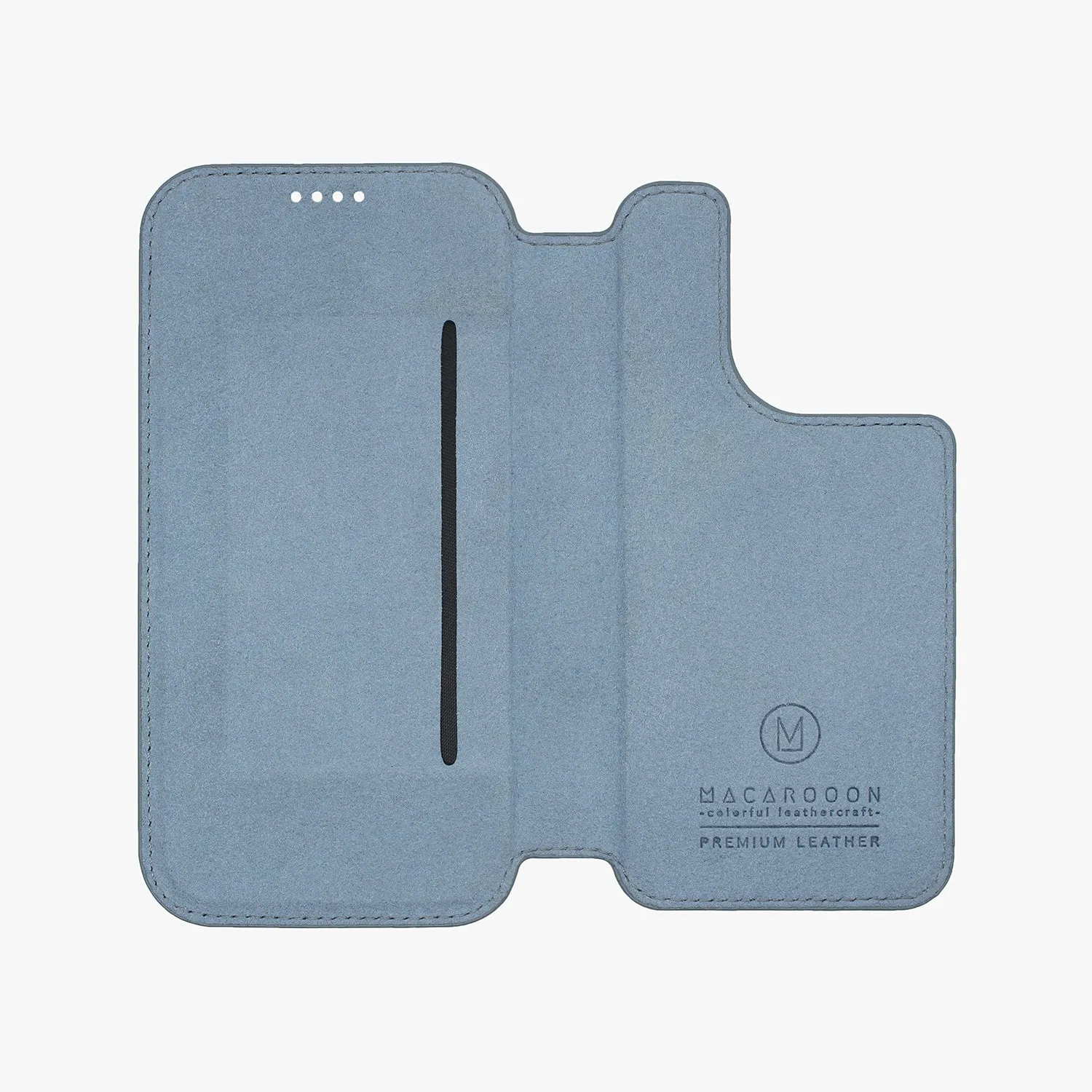 Sleek iPhone 16 MagSafe Leather Flip Cover with Clear Case