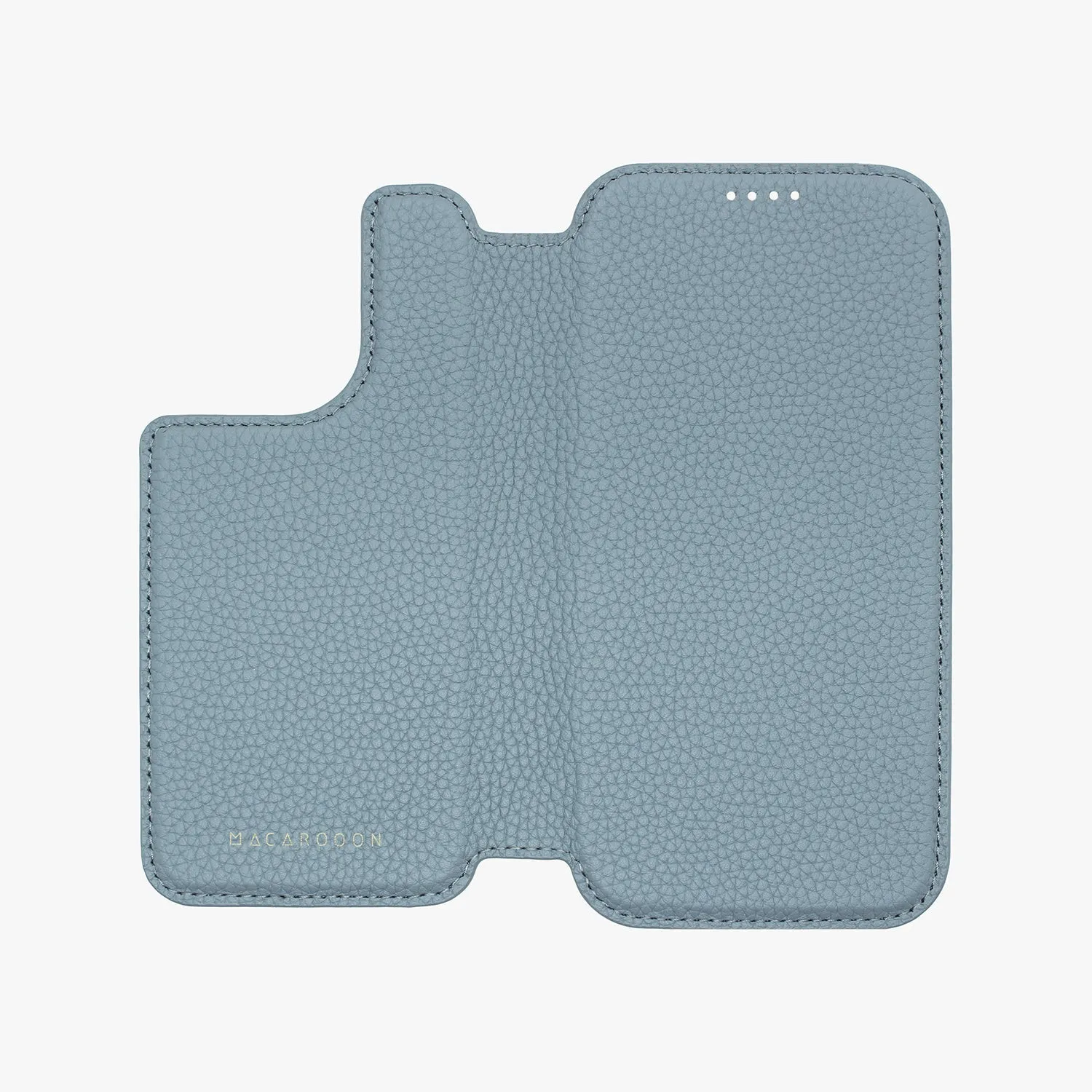Sleek iPhone 16 MagSafe Leather Flip Cover with Clear Case