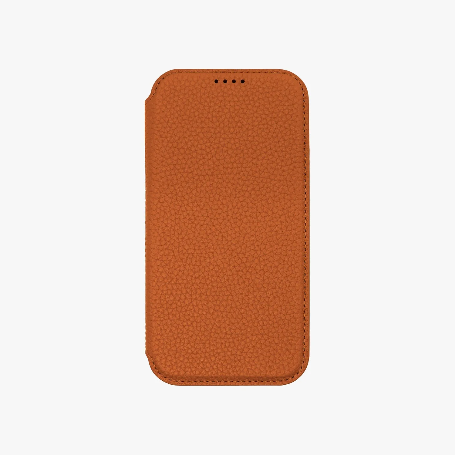 Sleek iPhone 16 MagSafe Leather Flip Cover with Clear Case