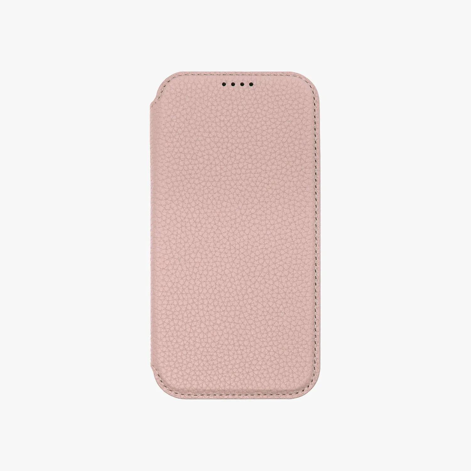 Sleek iPhone 16 MagSafe Leather Flip Cover with Clear Case
