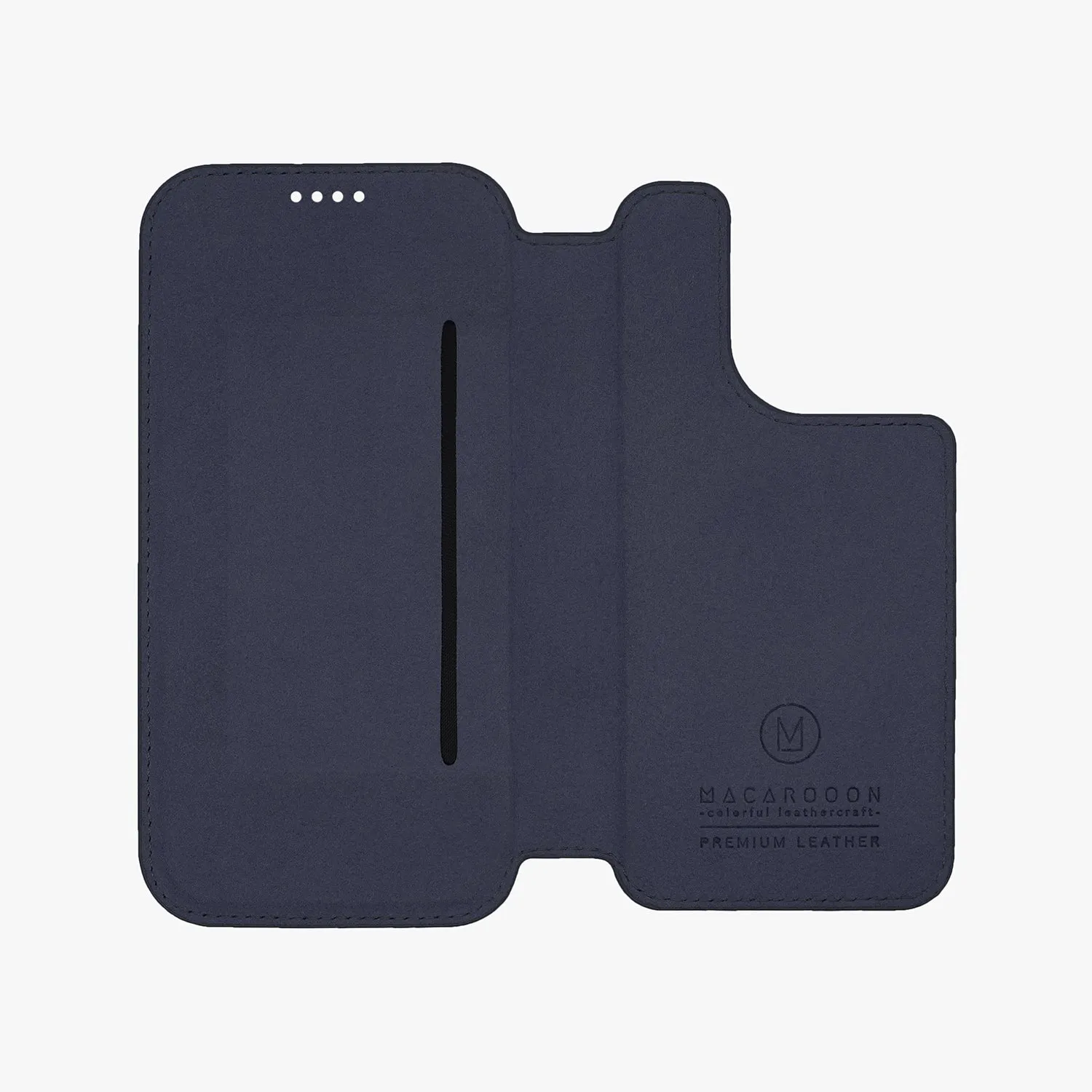 Sleek iPhone 16 MagSafe Leather Flip Cover with Clear Case