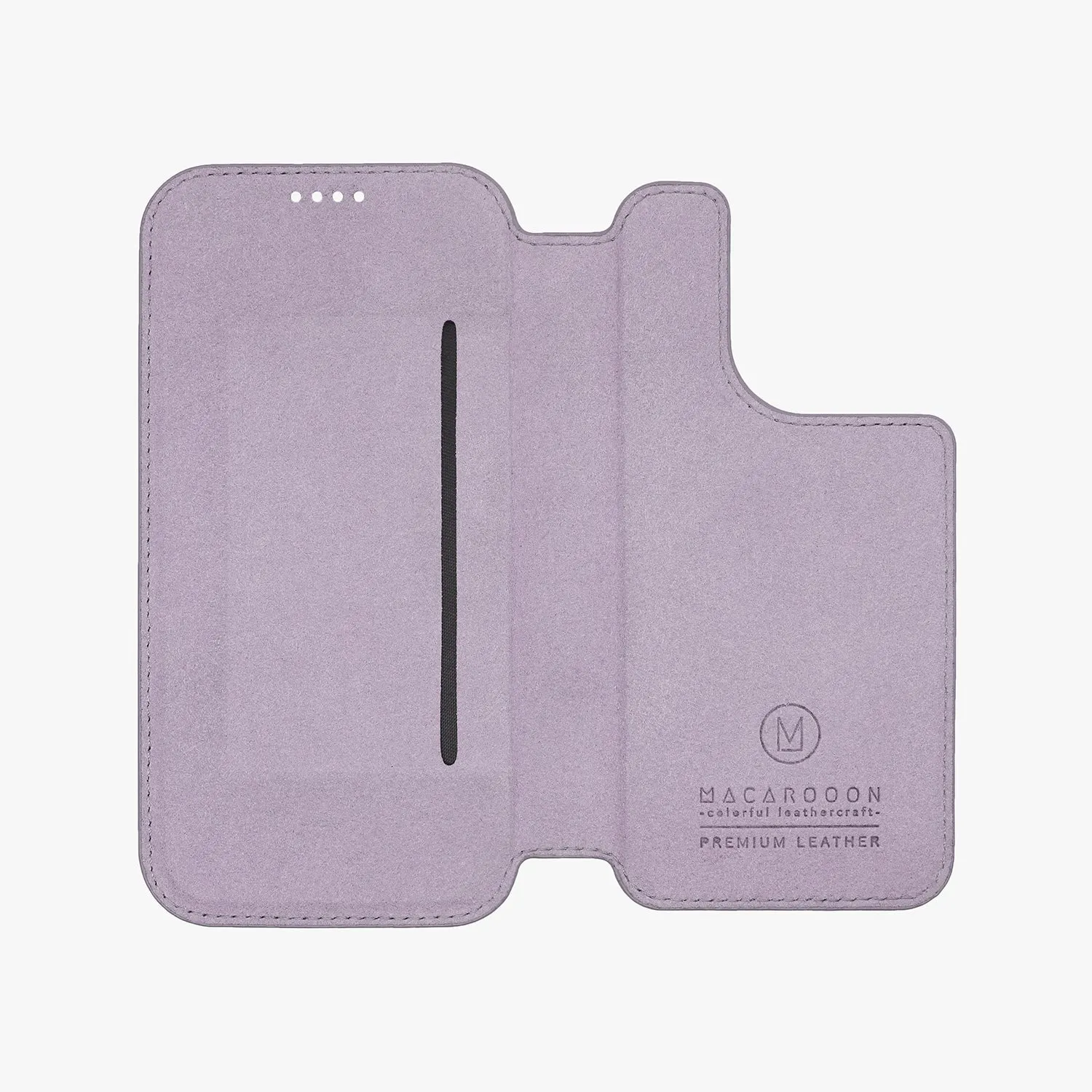 Sleek iPhone 16 MagSafe Leather Flip Cover with Clear Case