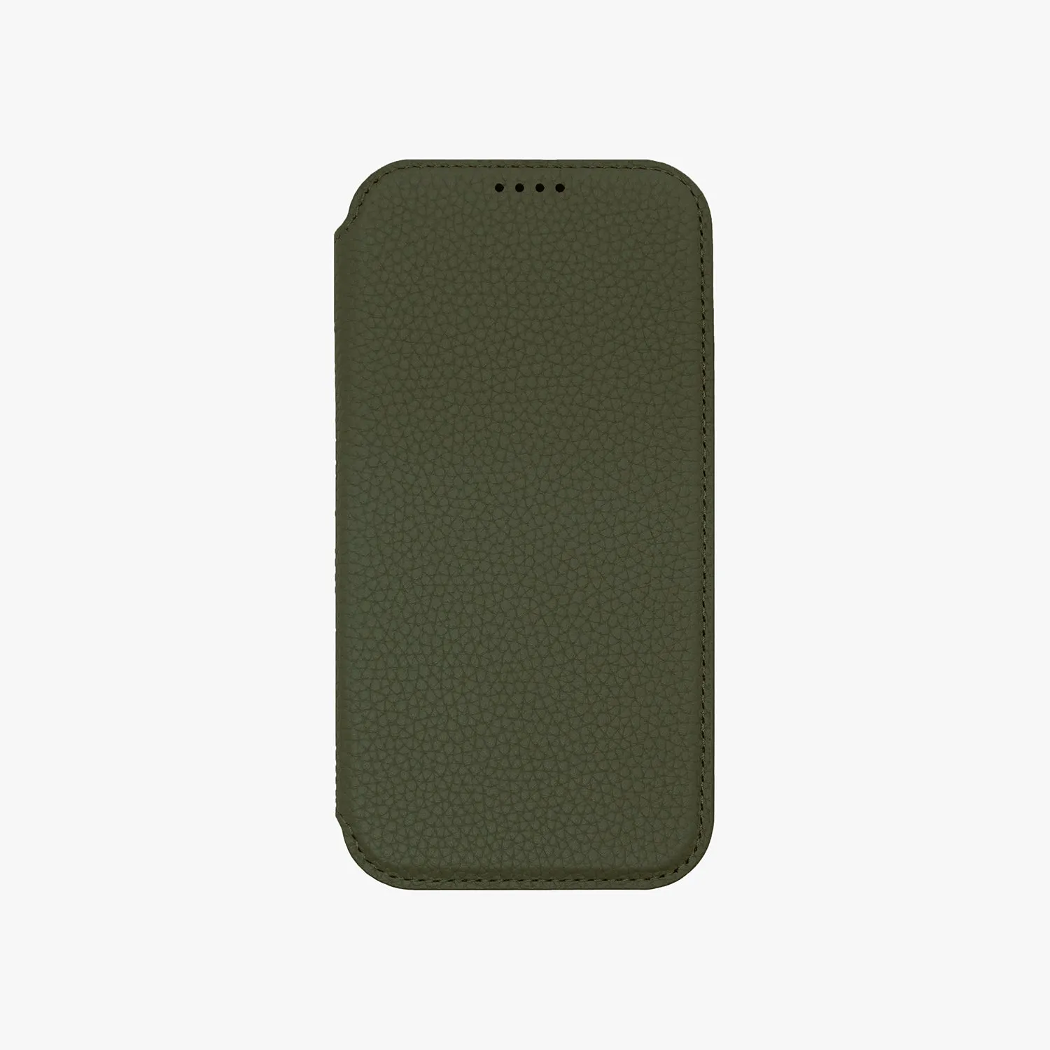 Sleek iPhone 16 MagSafe Leather Flip Cover with Clear Case