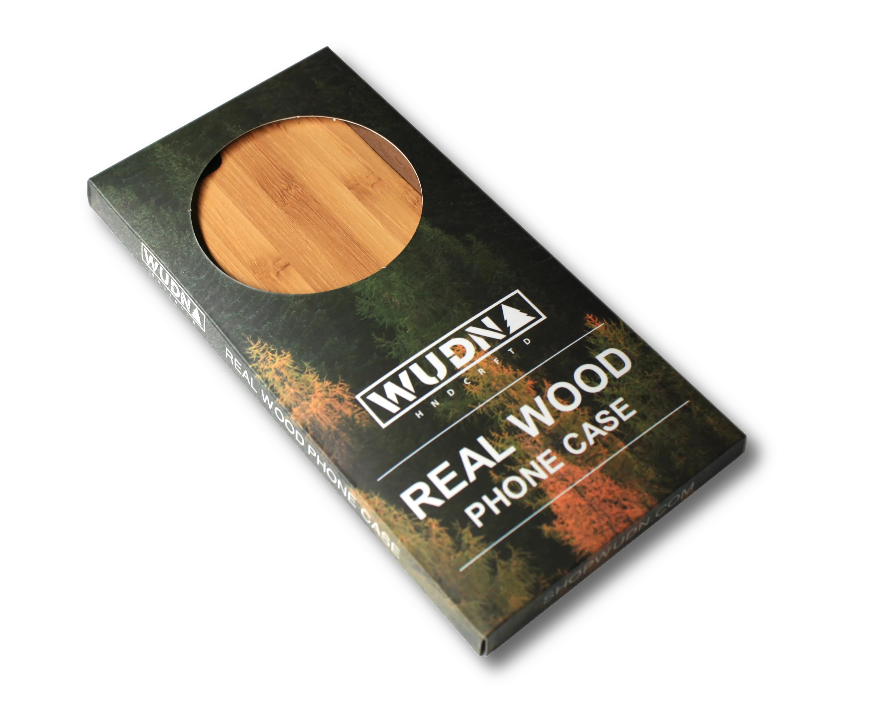 Slim Wooden Phone Case | Bio Fire 3-Wood Inlay