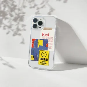 Smile Aesthetic Silicone Clear Case