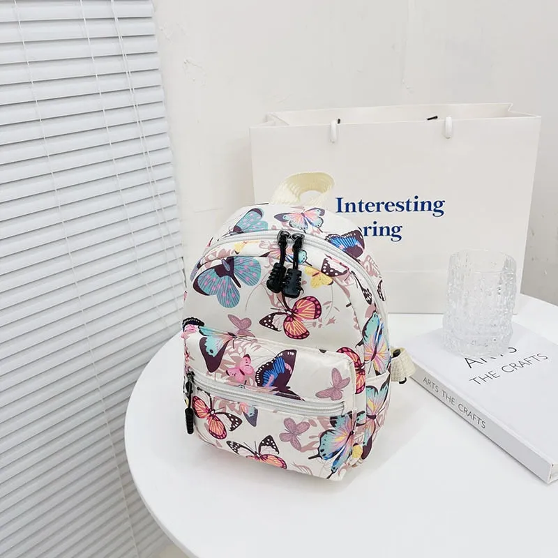Soft Girl Mini Backpack Butterfly Print