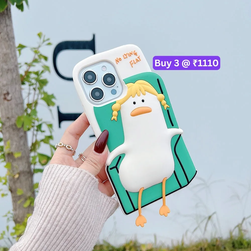 Soft Silicone Ducklings Phone Case - iPhone 13 Pro Max