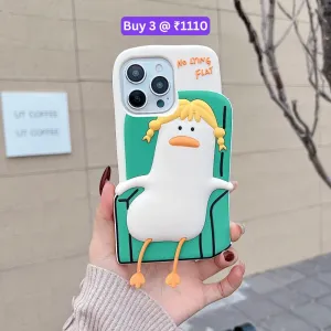 Soft Silicone Ducklings Phone Case - iPhone 13 Pro Max