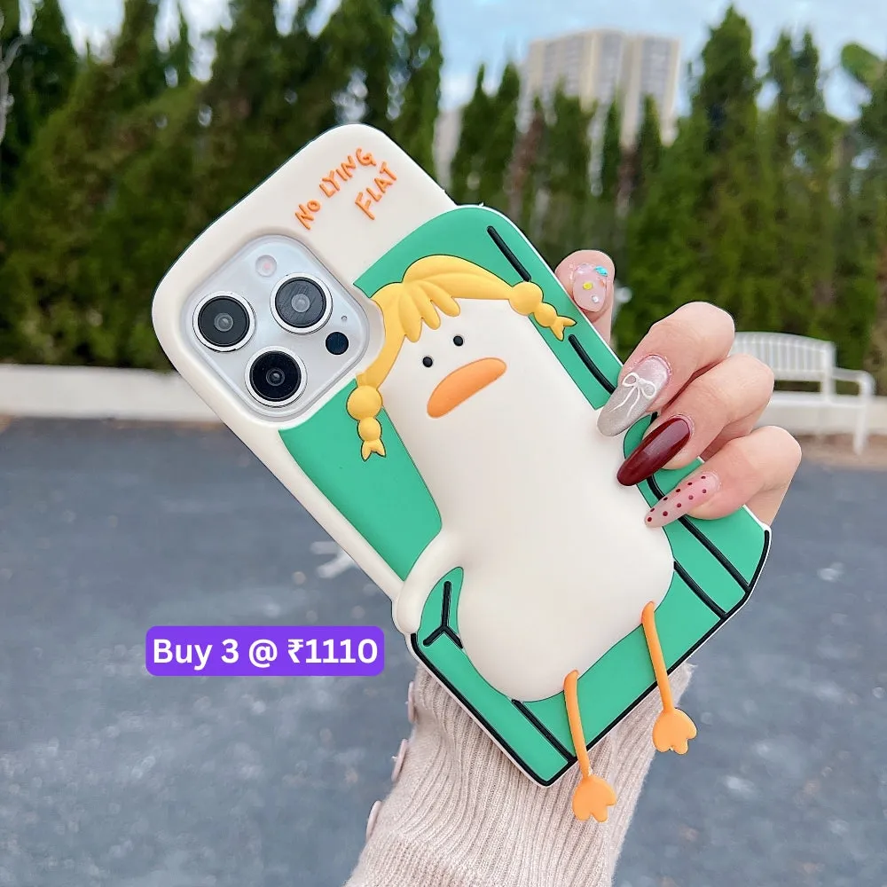 Soft Silicone Ducklings Phone Case - iPhone 13 Pro Max