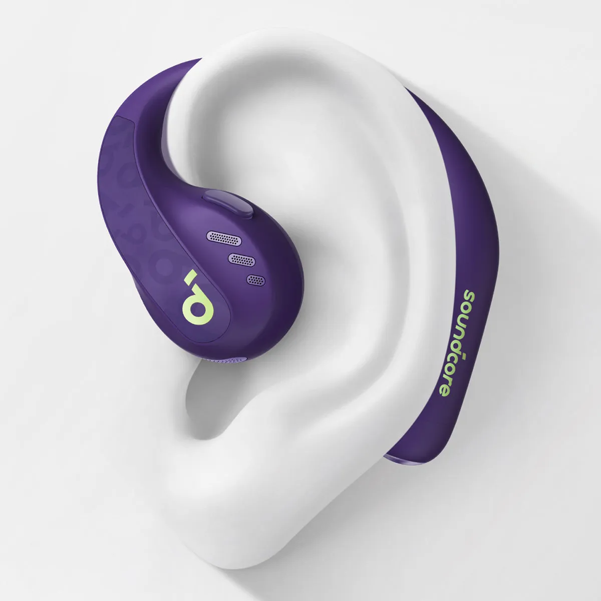 Soundcore AeroFit Pro Wireless Open-Ear Headphones (Electric Purple)