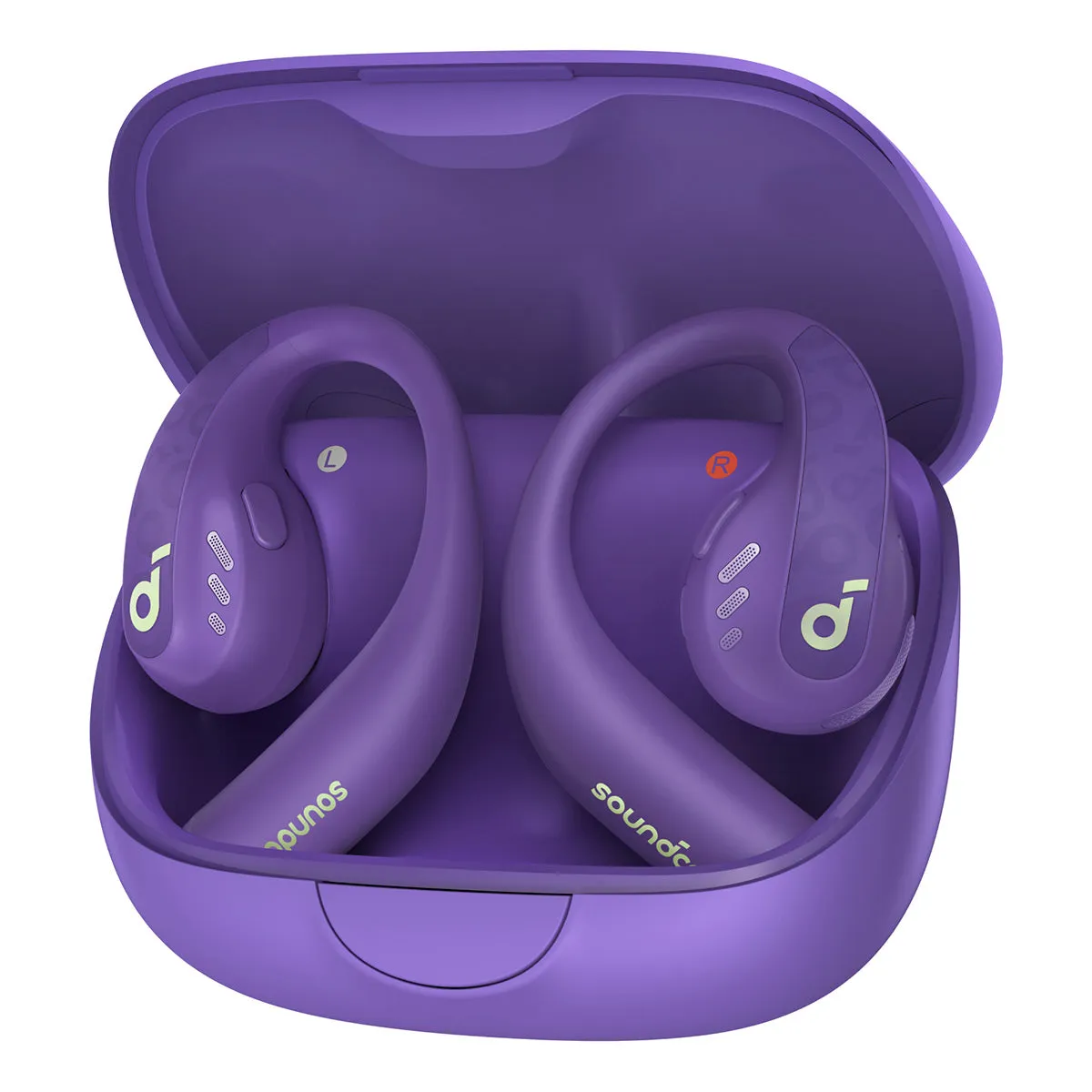 Soundcore AeroFit Pro Wireless Open-Ear Headphones (Electric Purple)