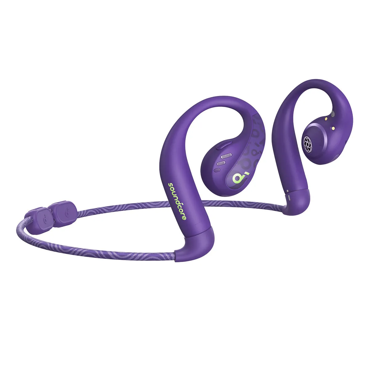 Soundcore AeroFit Pro Wireless Open-Ear Headphones (Electric Purple)