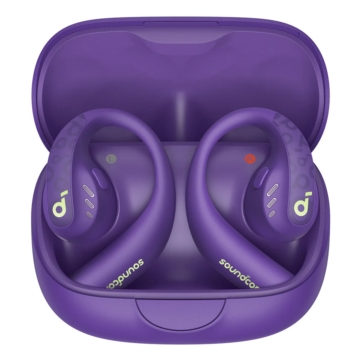 Soundcore AeroFit Pro Wireless Open-Ear Headphones (Electric Purple)