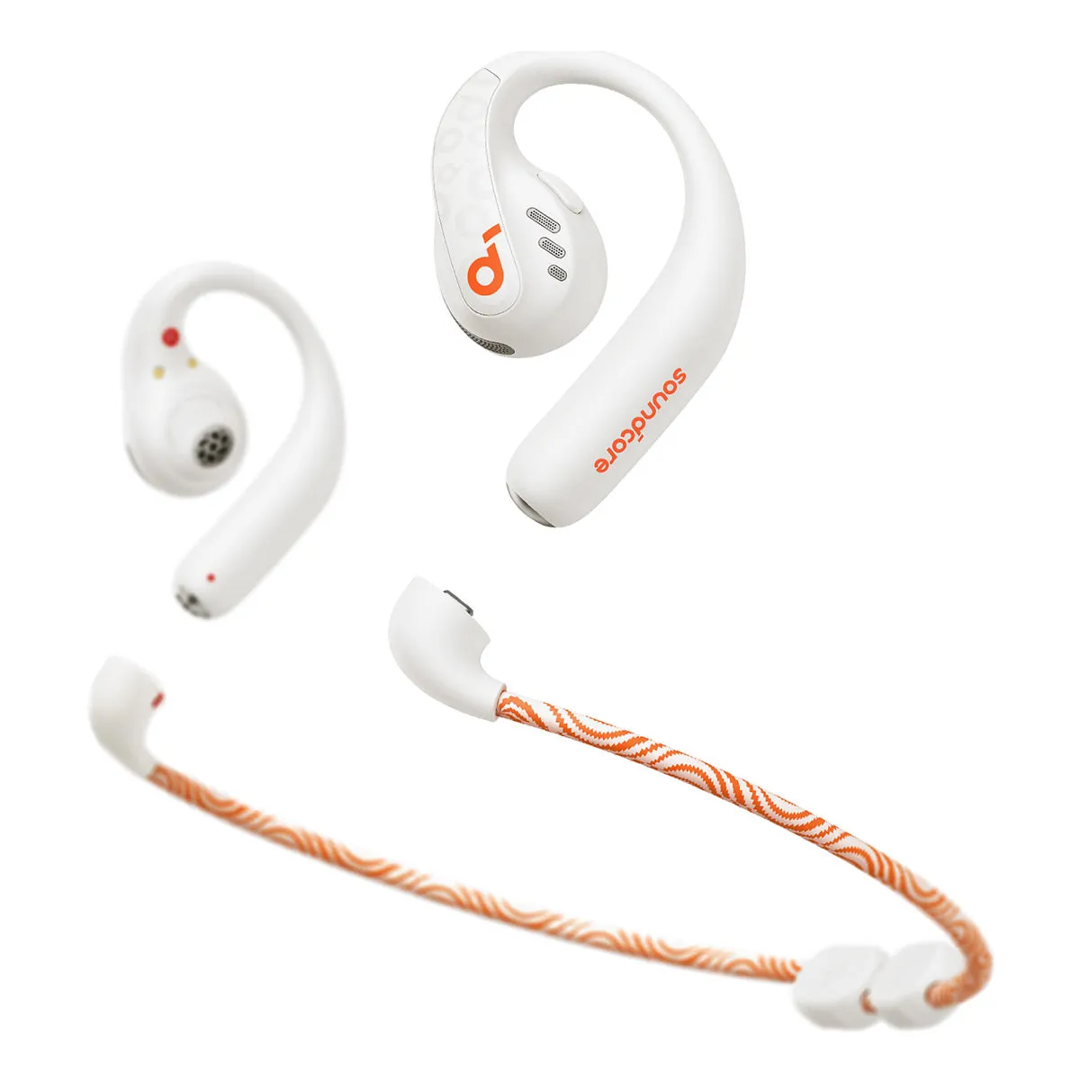 Soundcore AeroFit Pro Wireless Open-Ear Headphones (Frost White)