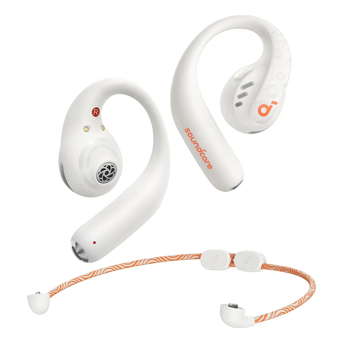 Soundcore AeroFit Pro Wireless Open-Ear Headphones (Frost White)