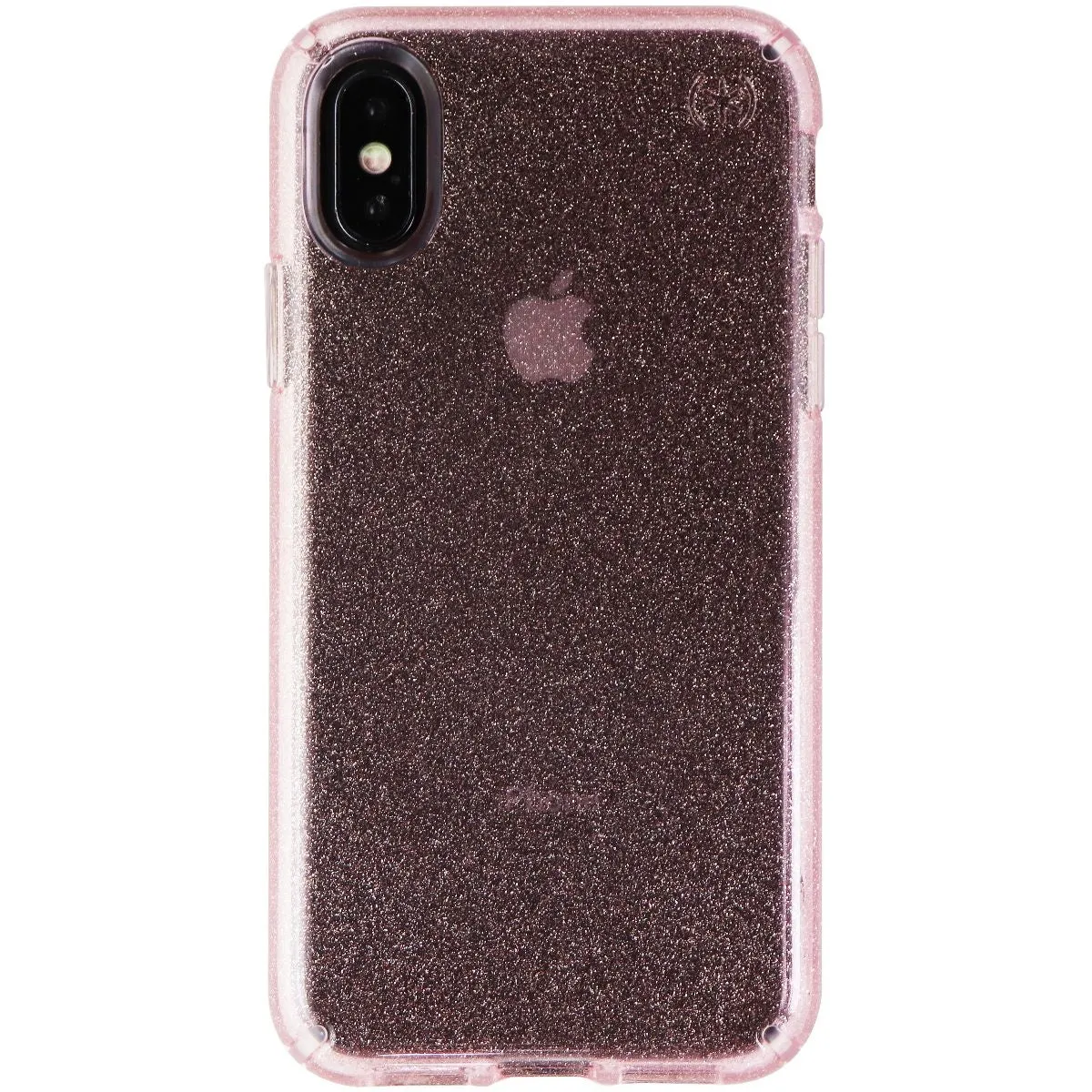 Speck Presidio Clear   Glitter Case for iPhone Xs / X - Bella Pink / Glitter