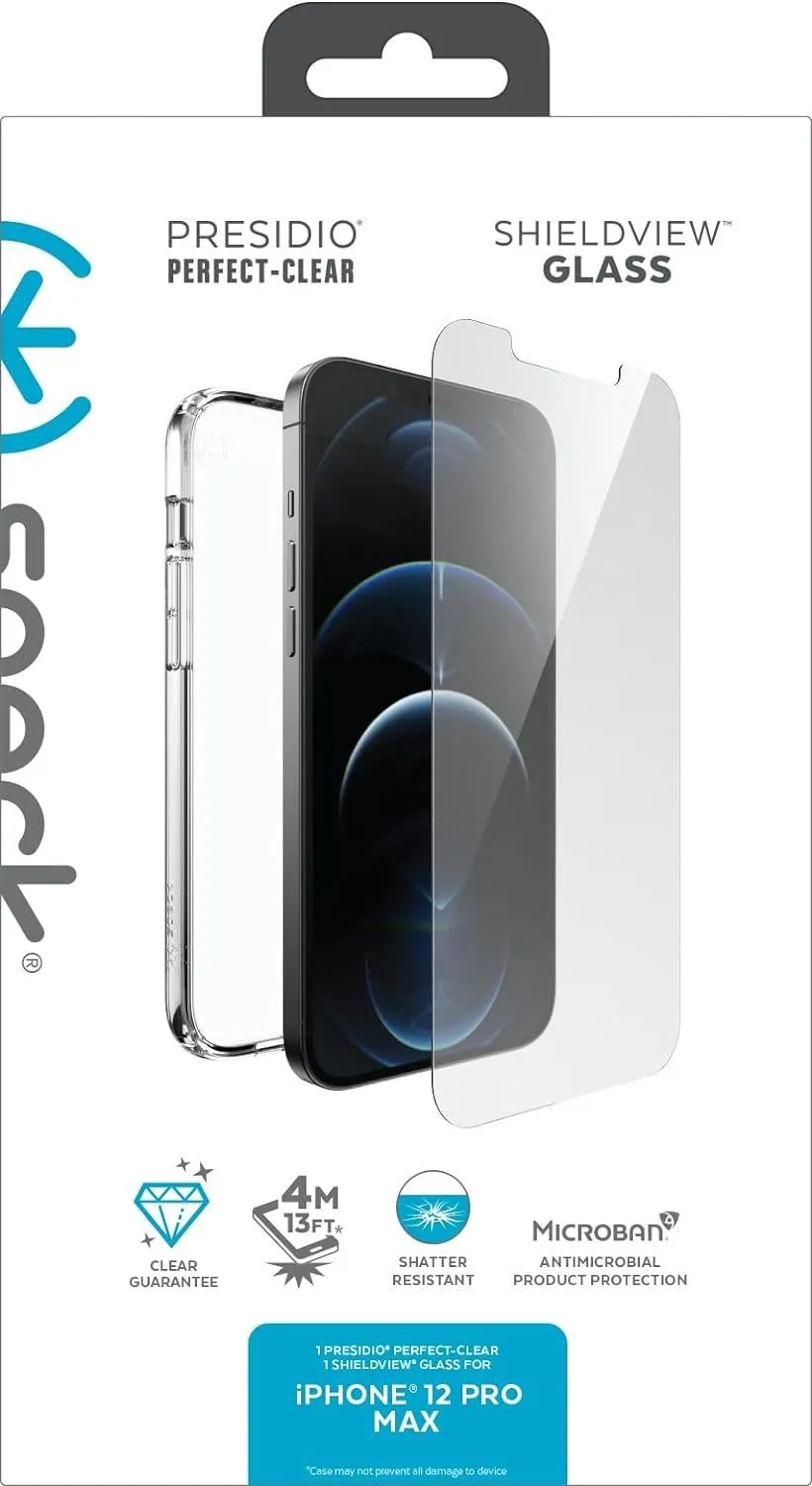 Speck Presidio Perfect Clear for iphone 12 Pro Max 6.7" - 138502-5085