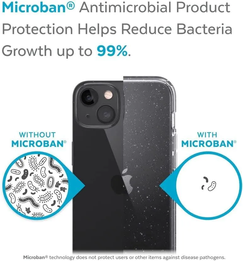 Speck Presidio Perfect Clear with Glitter for iphone 13 Pro 6.1" - 141715-9508