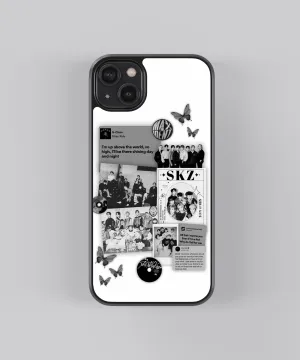 Stray Kids Collage K-Pop Glass Phone Case Cover