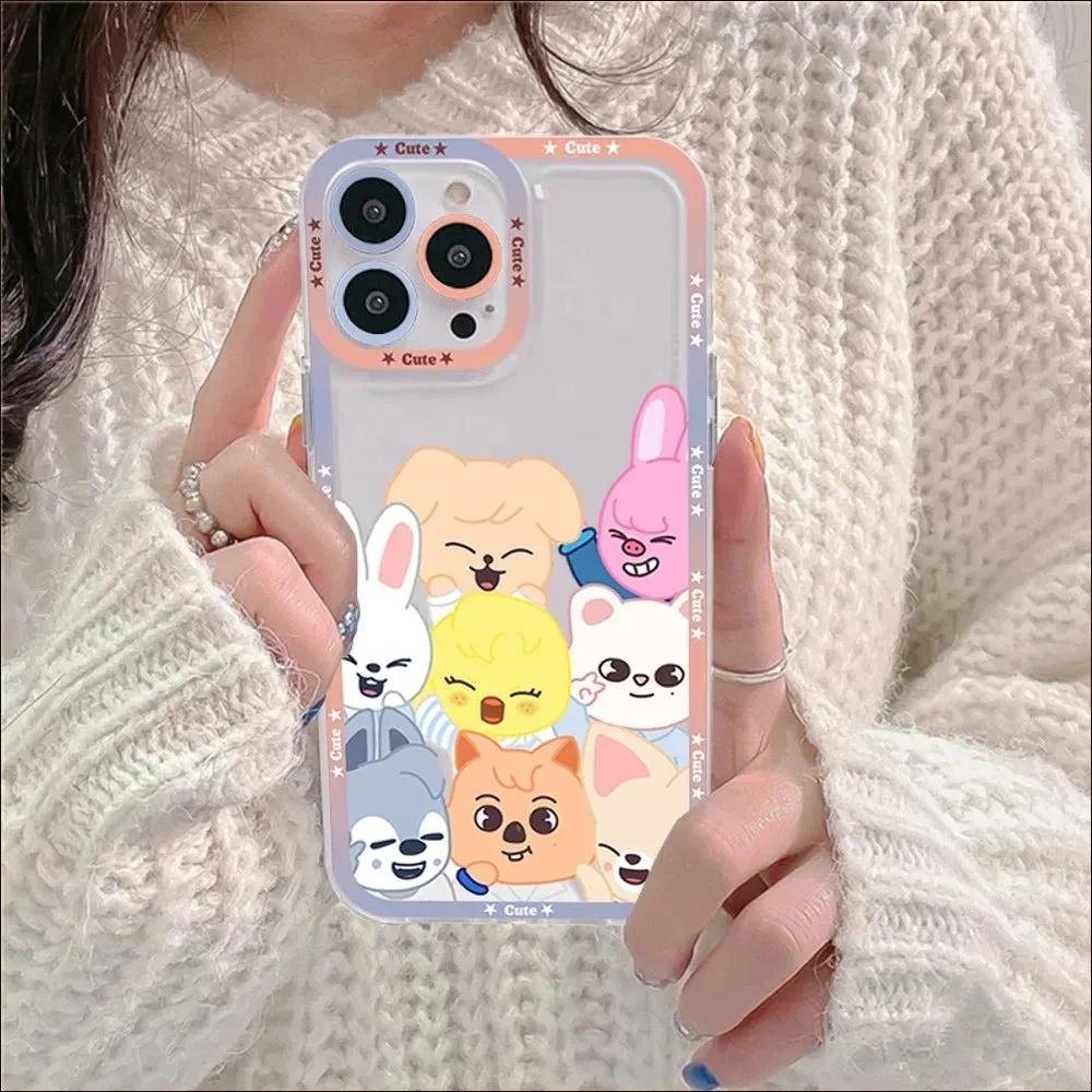 Stray Kids SKZOO Transparent iPhone Case