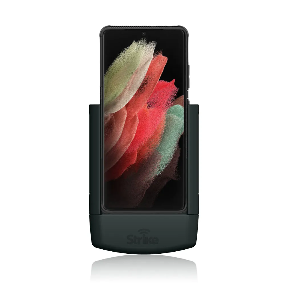 Strike Alpha in-car Cradle for Samsung Galaxy S21 Ultra 5G Car Phone Holder that work with Strike Rugged Case On DIY Kit