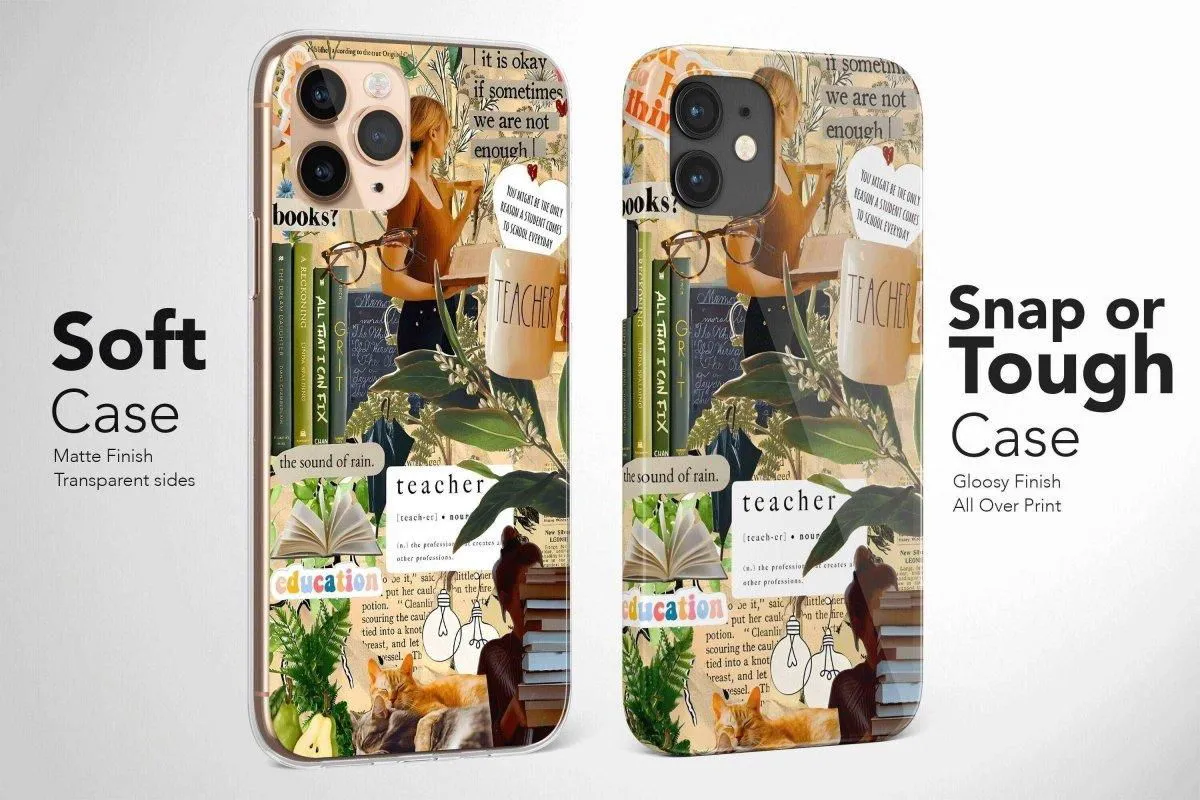 Stylish Teacher Phone Case - Aesthetic Cover