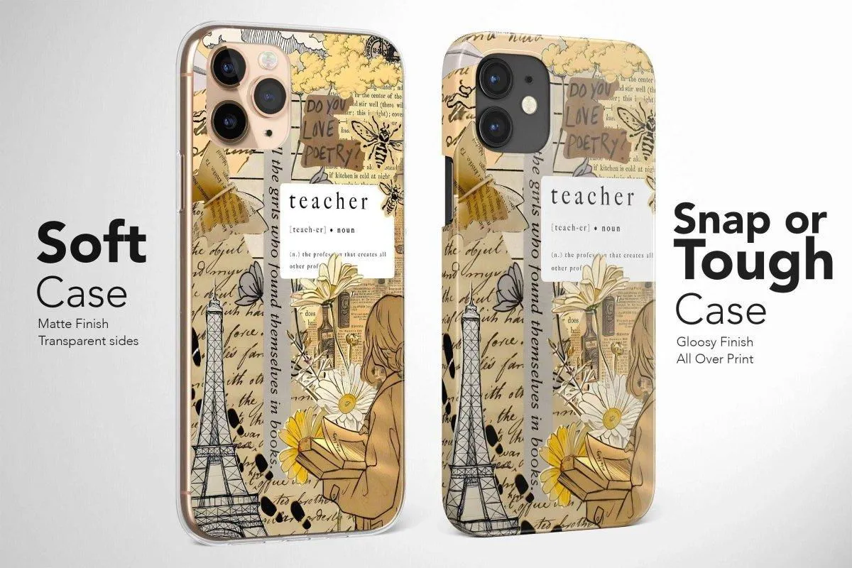 Stylish Teacher Phone Case - Aesthetic Cover
