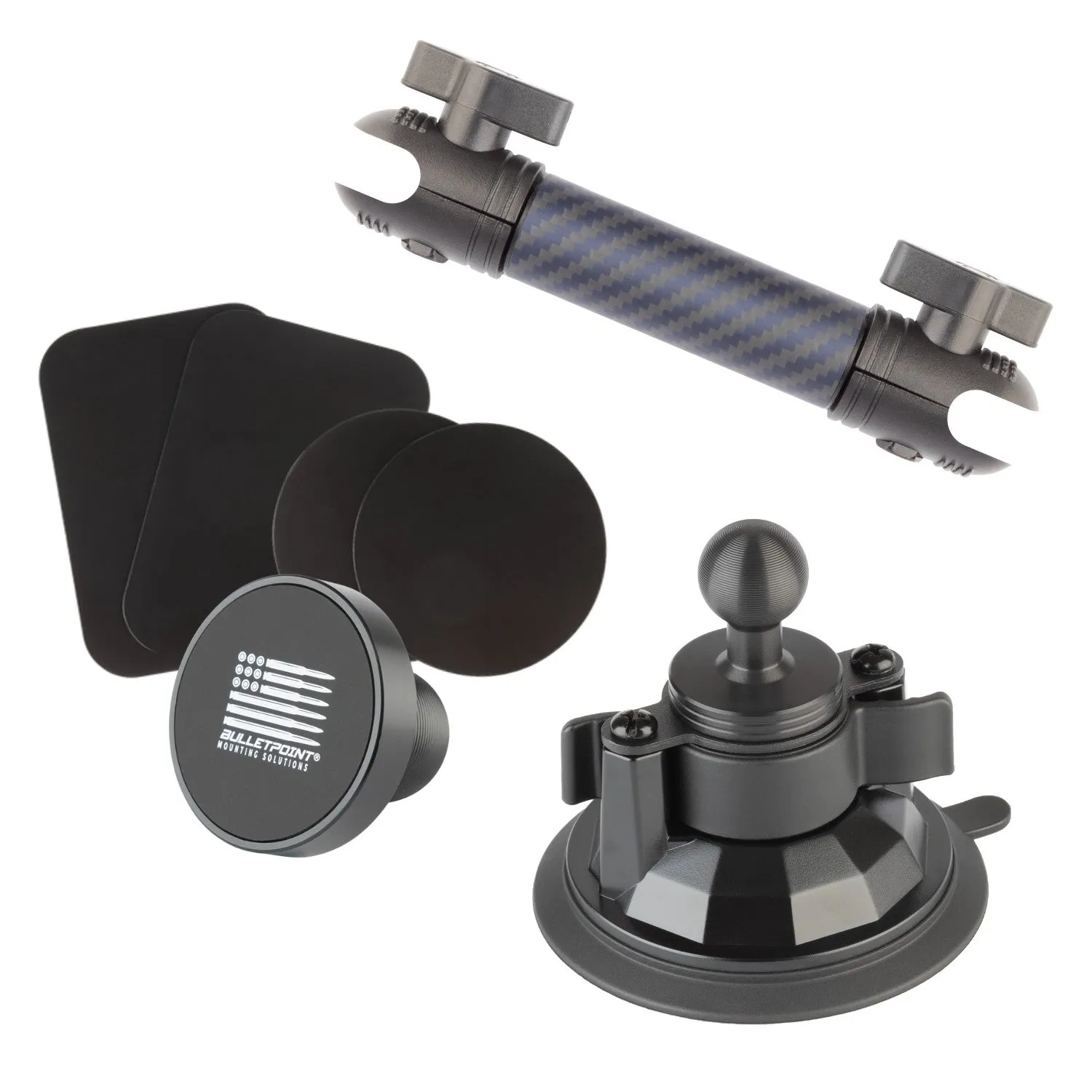 Suction Cup Mount 3.4" Diameter with Integrated 20mm Mounting Ball