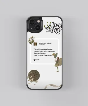 Summertime Sadness Spotify Glass Phone Case