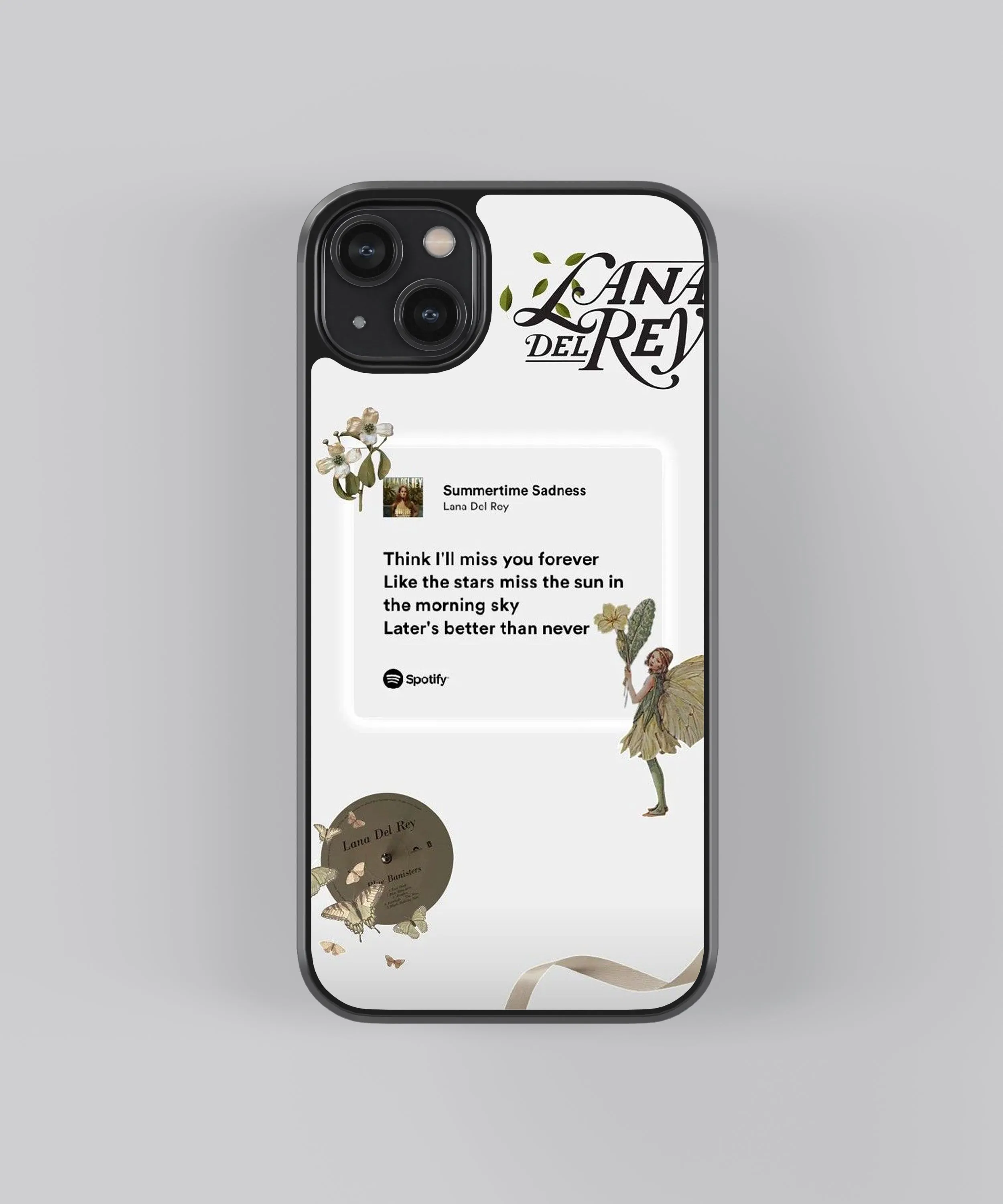 Summertime Sadness Spotify Glass Phone Case