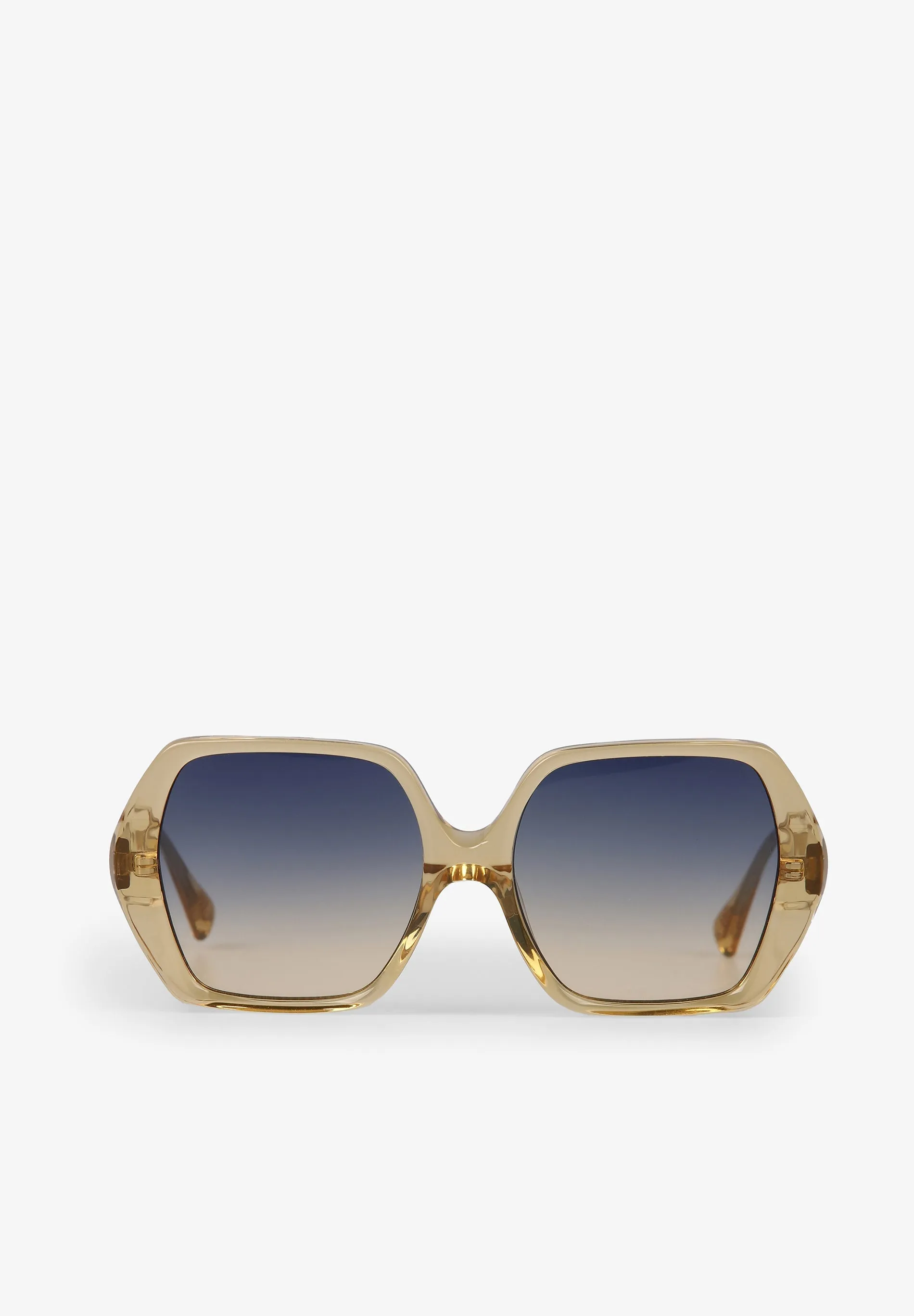 SUNGLASSES WITH TWO-TONE LENSES