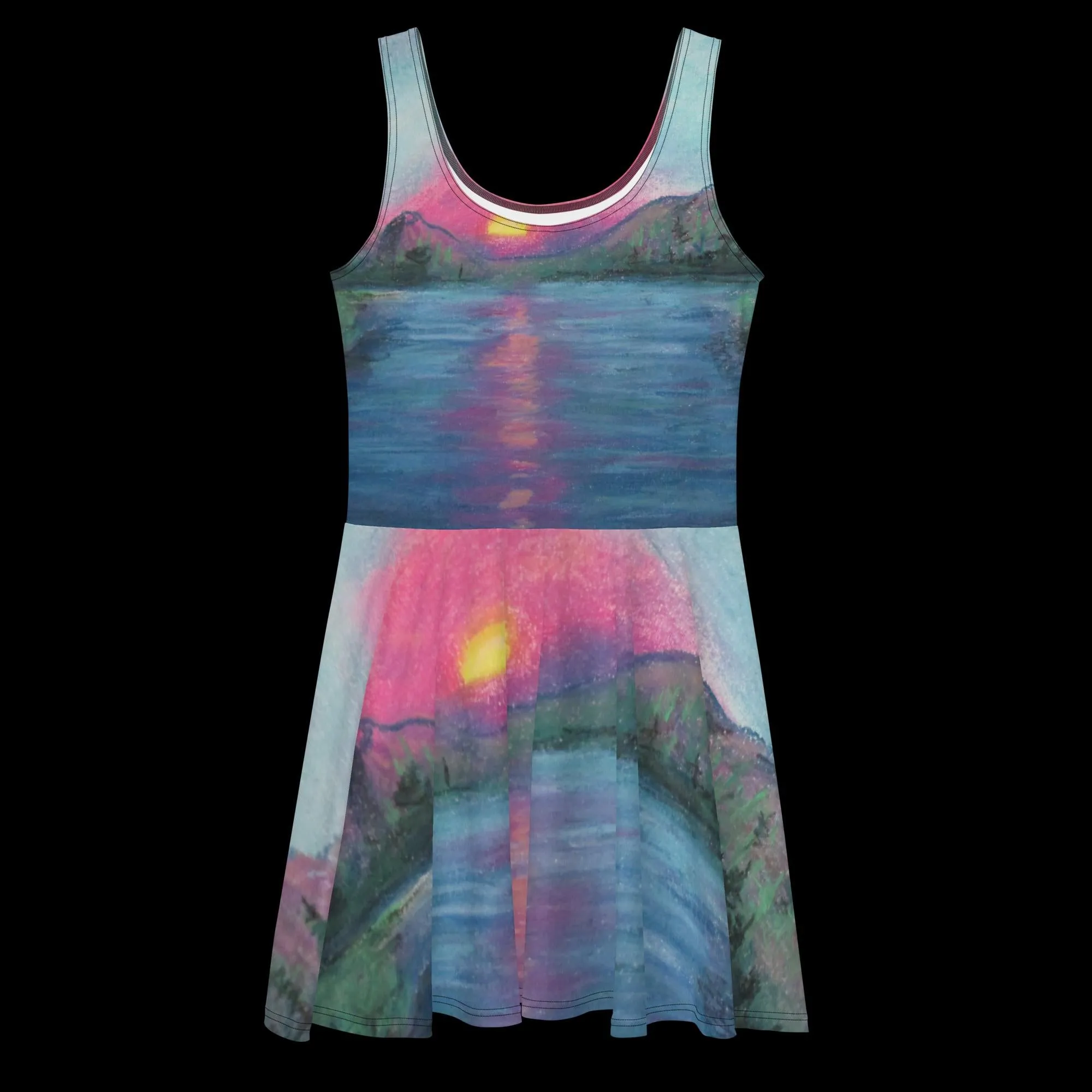 Sunny Bear Side ~ Skater Dress