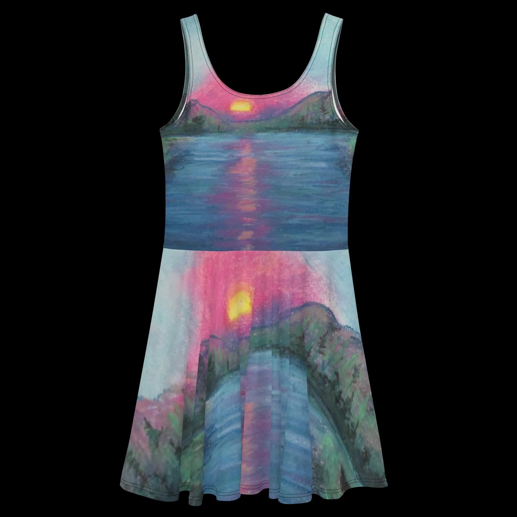 Sunny Bear Side ~ Skater Dress